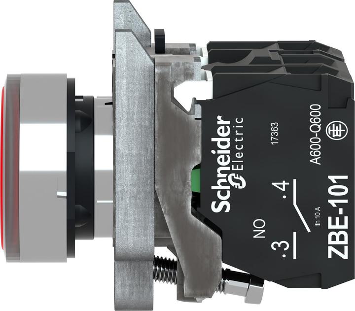 Produktbild Schneider Electric Leuchtdrucktaster 1Ö 1S rot