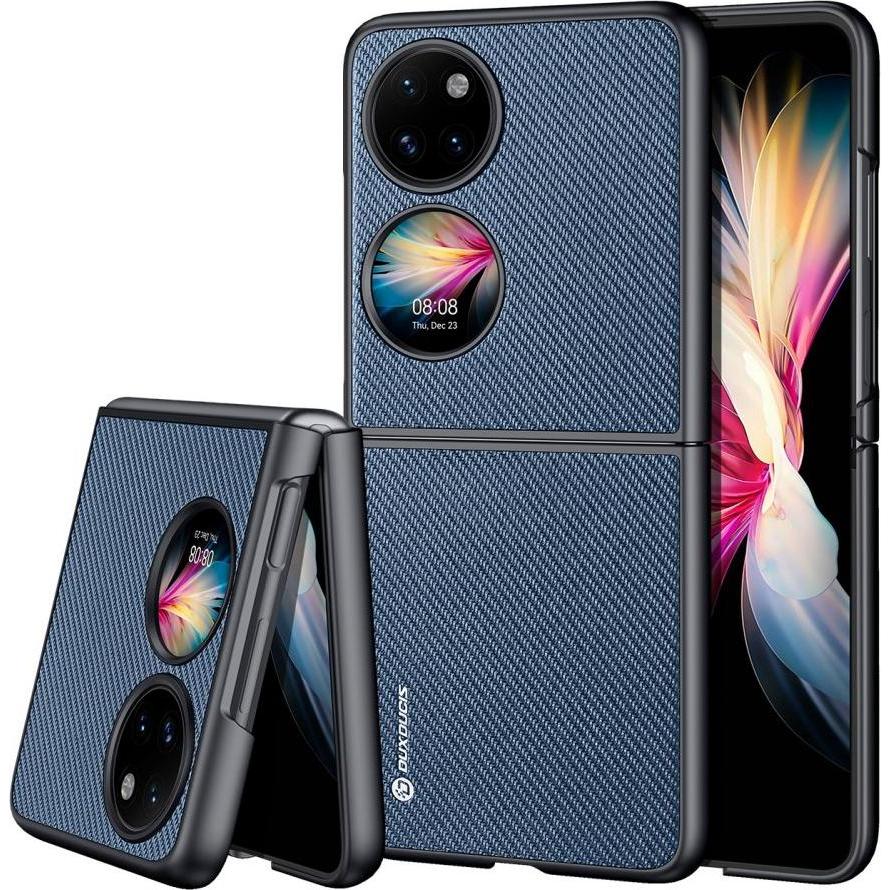 Dux Ducis Fino Series Hardcase Hülle (Huawei P50 Pocket), Smartphone Hülle, Blau