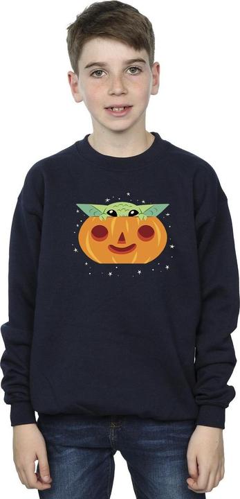Produktbild Star Wars The Mandalorian Grogu Pumpkin Sweatshirt Jungen (152, 158)