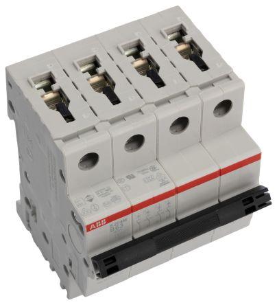Immagine prodotto ABB S200 MCB 63A 4 poli tipo B 10kA