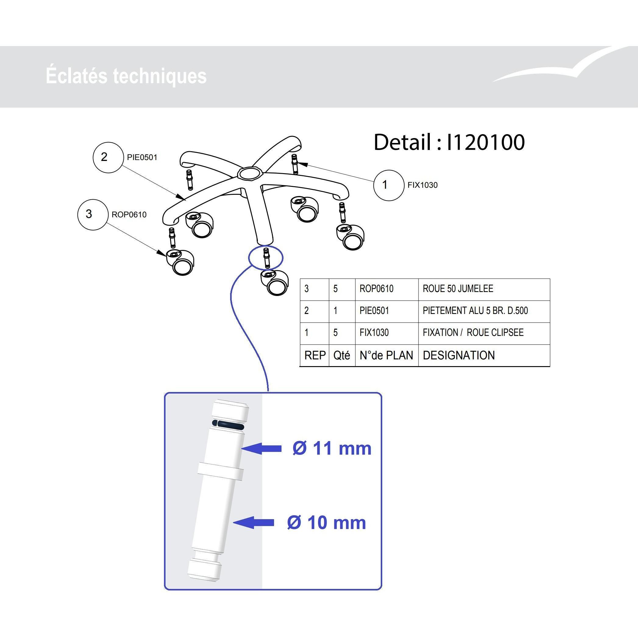 Thumbnail - Mayer Sitzmöbel, Zubehör Büromöbel, Hartbodenrollen
