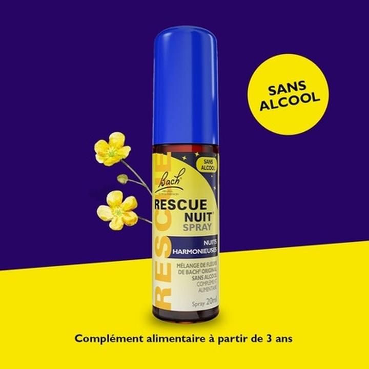 Image du produit Bach Rescue Rescue Nuit Alcohol-Free Spray 20ml
