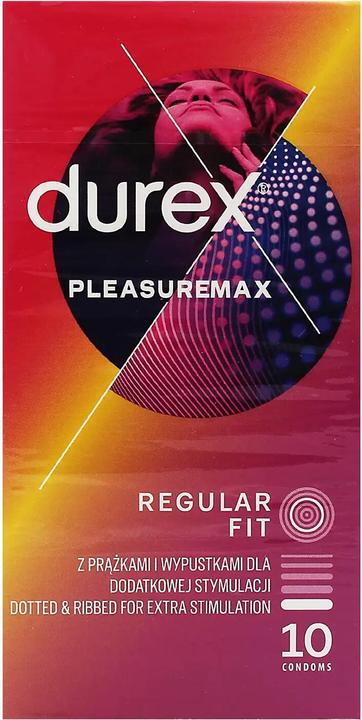 Produktbild Durex Pleasuremax Regular Fit Kondome (10 Stk.)