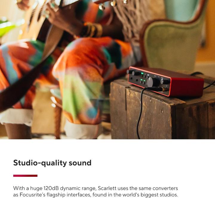 Produktbild Focusrite Scarlett 2i2 – 4th Generation (USB)