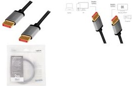 Produktbild LogiLink DisplayPort-Kabel (3 m, DisplayPort)