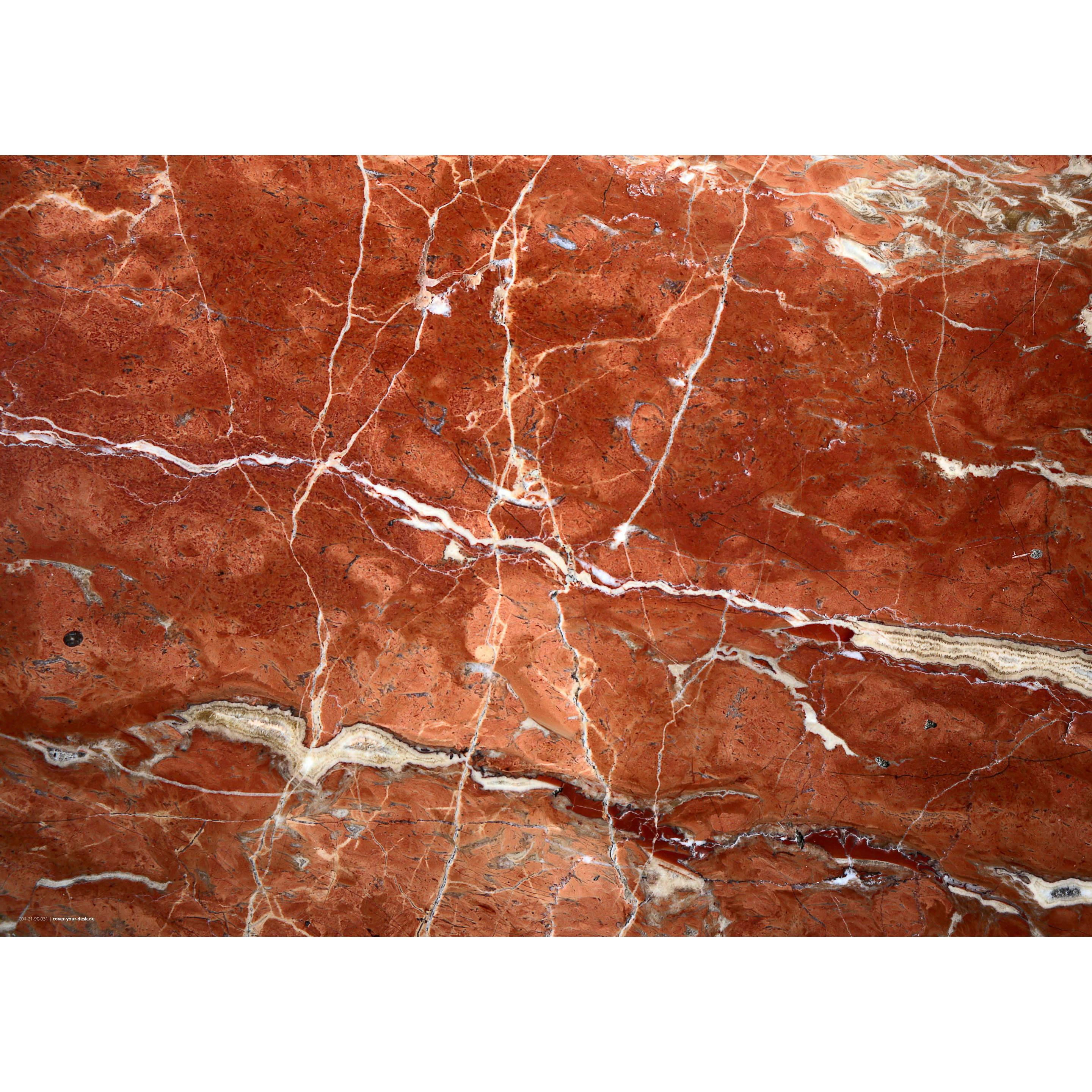 CoverYourDesk, Unterlage, Schreibtischunterlage Roter Marmor