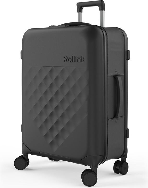 Image du produit Rollink Harde koffer / Trolley / Reiskoffer - Vega 360 - 65 cm - Zwart (80 l)