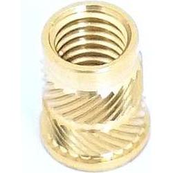 Thumbnail - Rs Pro, Muttern + Unterlegscheiben, Gewindeeinsatz Messing, M6 x 12.7mm, Flansch-Ø 8.7 (M6)