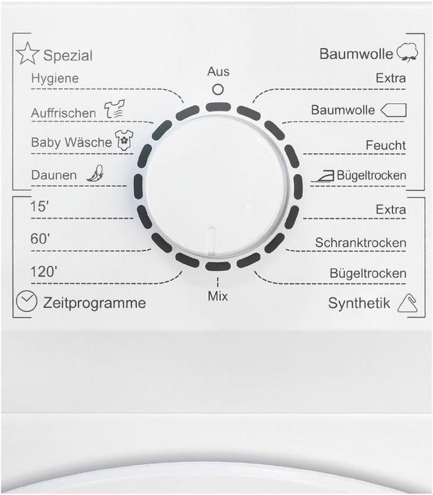 Actual product image Exquisit EXQ TAE70-70 Ablufttrockner (7 kg, Right)