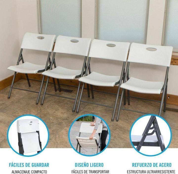 Actual product image Lifetime Ultra-Resistant Folding Chairs
