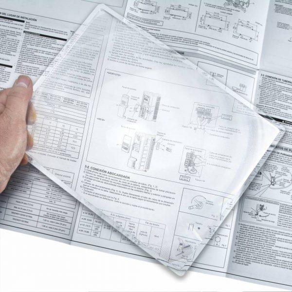 Actual product image Carson Optical Fresnel magnifying glass full-page