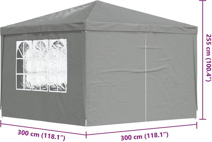 Produktbild vidaXL Party-Zelt (300 cm, 300 cm)