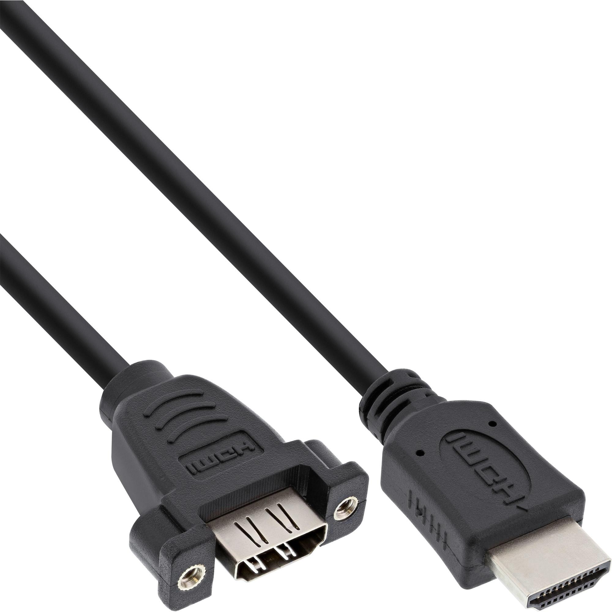 InLine HDMI (Typ A) — HDMI (Typ A) (0.60 m, HDMI), Video Kabel