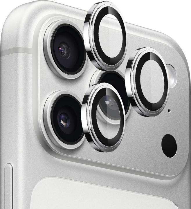Lito - S+ Camera Glass Protector - iPhone 17 Pro / iPhone 17 Pro Max - Silver (Apple iPhone 17 Pro, Apple iPhone 17 Pro Max)
