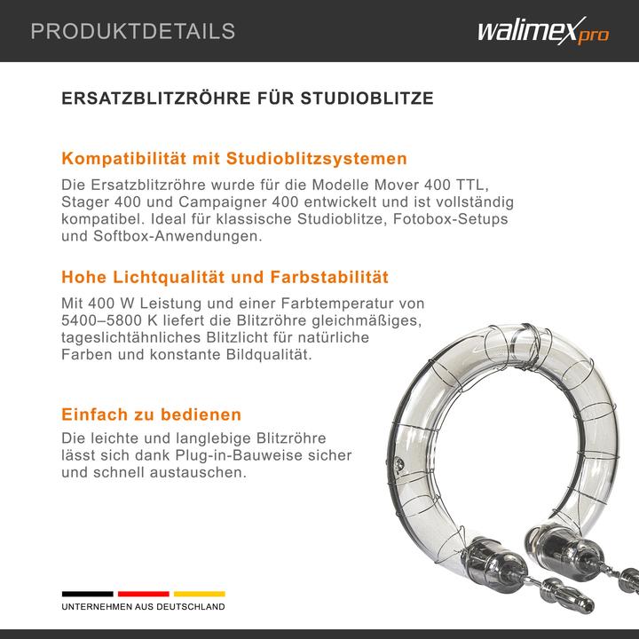 Image du produit Walimex Remplacement du tube éclair Mover 400 TTL