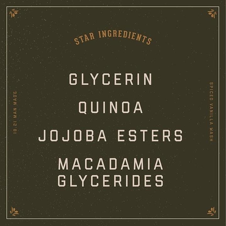 Actual product image 18.21 Man Made Wash Vanilla Spices 950ml (950 ml)