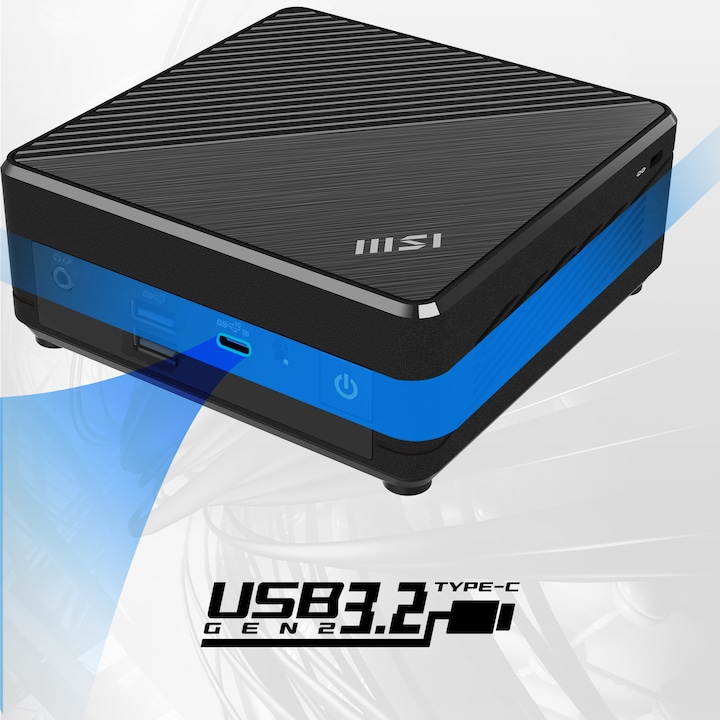 Actual product image MSI Cubi N ADL-007DE (Intel N100, 4 GB, 128 GB, Intel UHD Graphics)