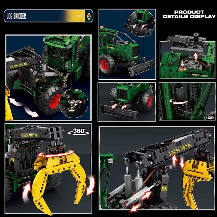 Produktbild ReoBrix Wheel Skidder Wooden Logs Sorter-Forstschlepper Langholzschlepper Holzernter
