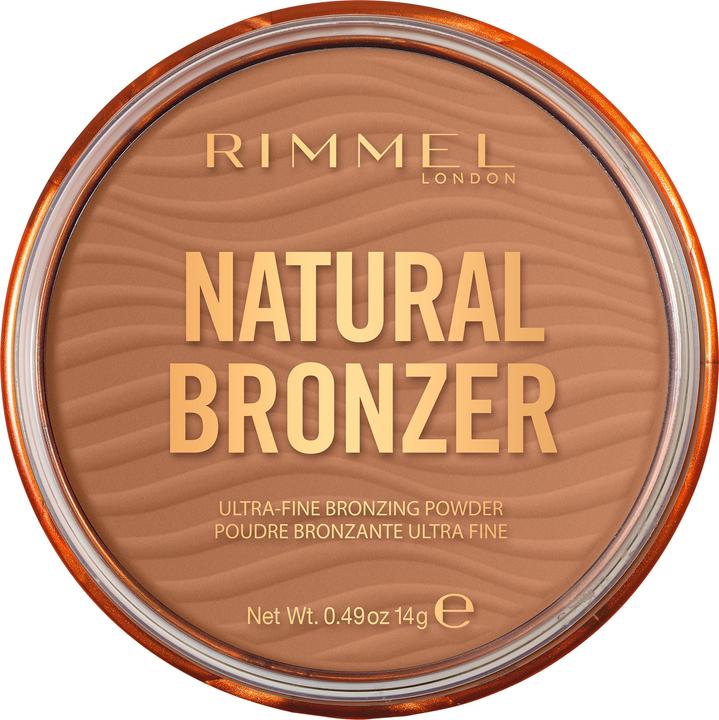 Rimmel London RIMMEL Natural Bronzer Face Bronzer 002 Sunbronze 14g (002 Sunbronze, Bronzer, 14 g)