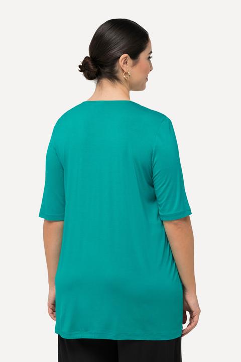 Produktbild Ulla Popken T-Shirt, Perlen, A-Linie, Tunika-Ausschnitt, Halbarm (42, 44)