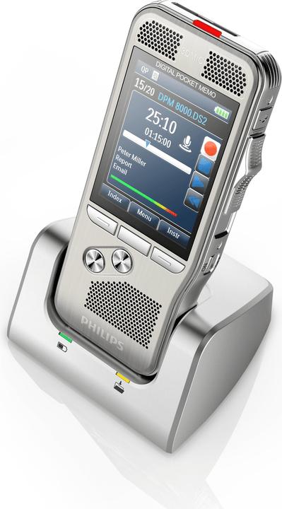 Image du produit Philips Mémo numérique de poche DPM8100 (4 Go)