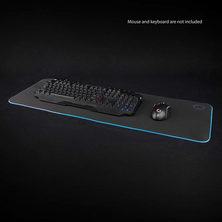 Immagine prodotto Nedis Tappetino per mouse da gioco | Gomma / Microfibra | Nero (XXL)