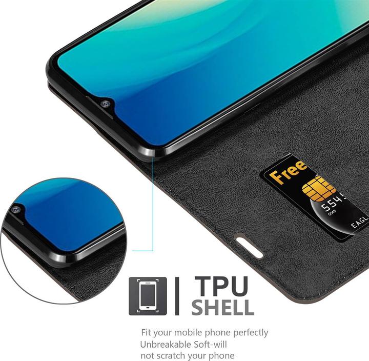 Actual product image Cadorabo Book Invisible Magnet Cover (ZTE Blade A7s 2020)