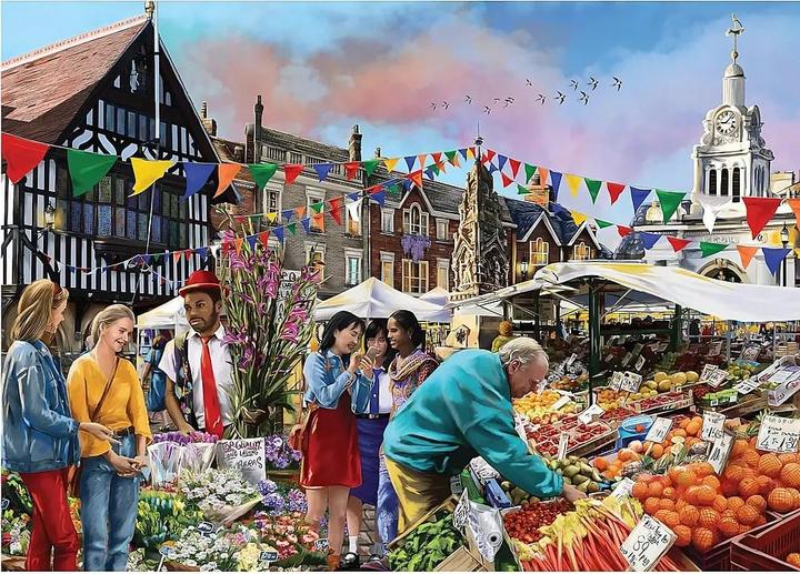 Produktbild Jumbo 1110500241 - Saffron Walden Market - 1000 Teile (1000 Teile)
