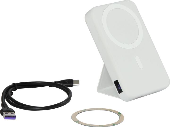 Immagine prodotto PhoneLook Batteria magnetica esterna 15W 10000 mAh Power Bank MagSafe funzione Stand (con autoadesivo Ri (10000 mAh, 15 W)