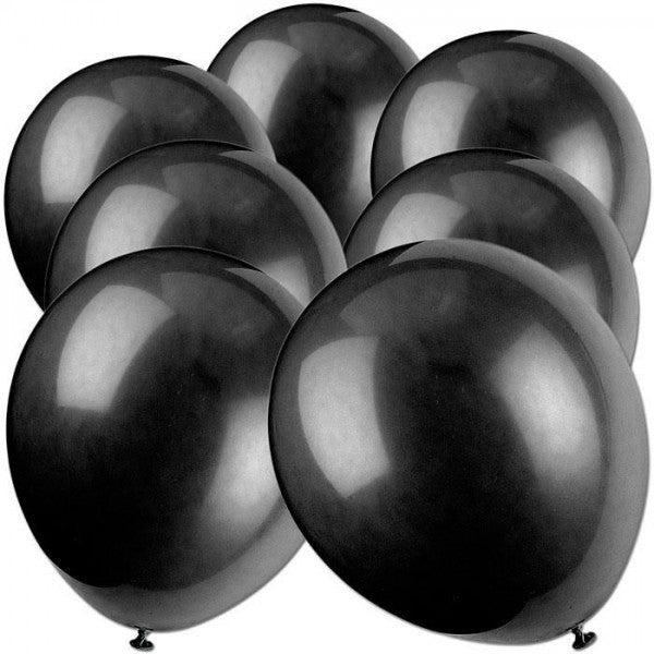Unique Megapack Luftballons schwarz 50er Pack (50x)