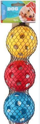 Image du produit Pet Toys Pet Toy Ball 3pc (Jouet à balle chien)