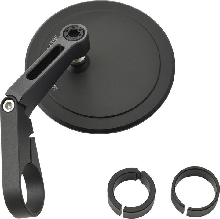 Image du produit Daytona D-Mirror-17, VF3/embout de guidon court, alu 1pc. Homologué E