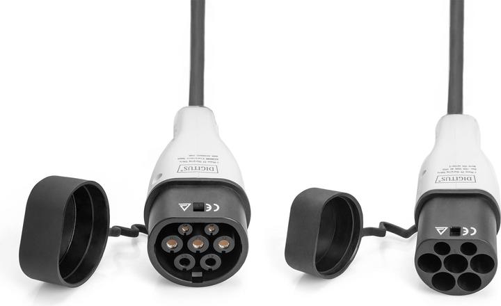 Actual product image Digitus Single phase 32A - Type 2 to Type 2 charging cable (Type 2, 7.40 kW, 32 A, 5 m)