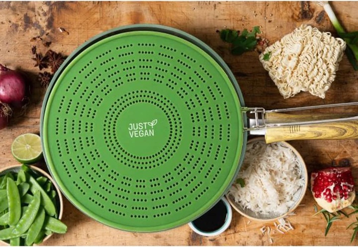 Productafbeelding Just Vegan Spatscherm 'Air-Activ (30 cm, Plastic, Metaal)