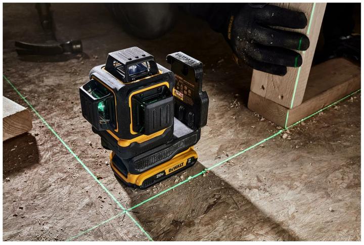 Productafbeelding DeWalt 18 Volt accu-multilijnlaser 3x360°, 2Ah DCLE34031D1-QW