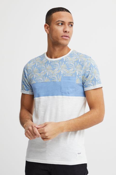 Immagine prodotto Solid Florian T-Shirt Con Disegno Maglietta A Manica Corta Da Uomo Con Girocollo In Cotone 100% (M)