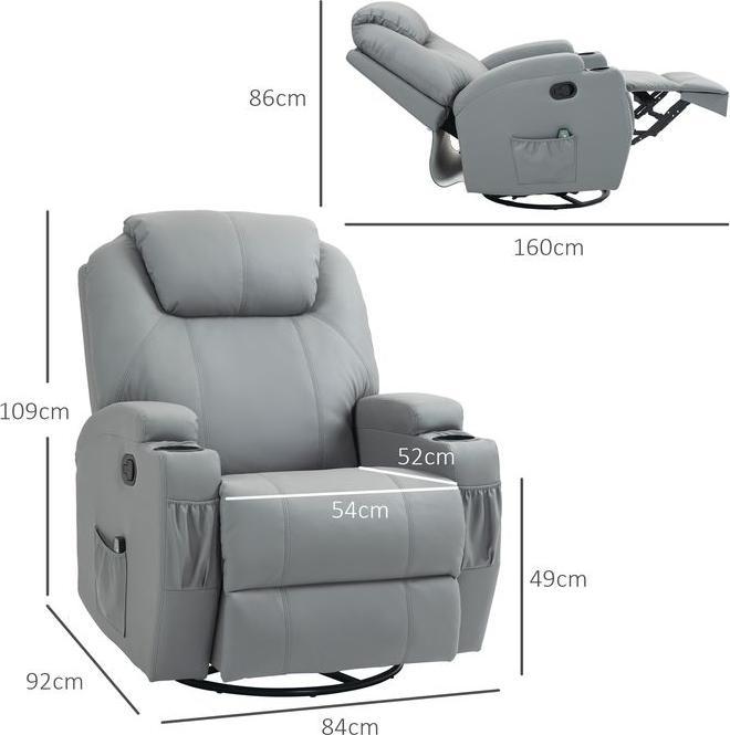 Produktbild Swisshandel24 Relaxsessel inkl. Massagefunktion elektrisch, Fernsehsessel