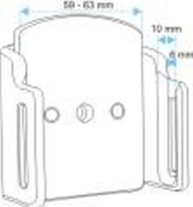 Actual product image Brodit Passive car holder with slim case for iPhone 5/5S/5C