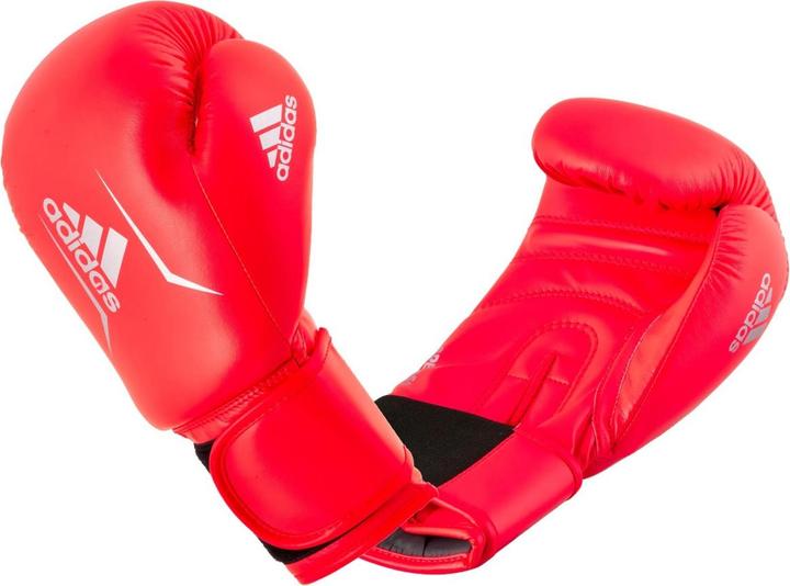 Actual product image adidas Boxing Gloves Speed 50, ADISBG50 solar red/silver (12 OZ)