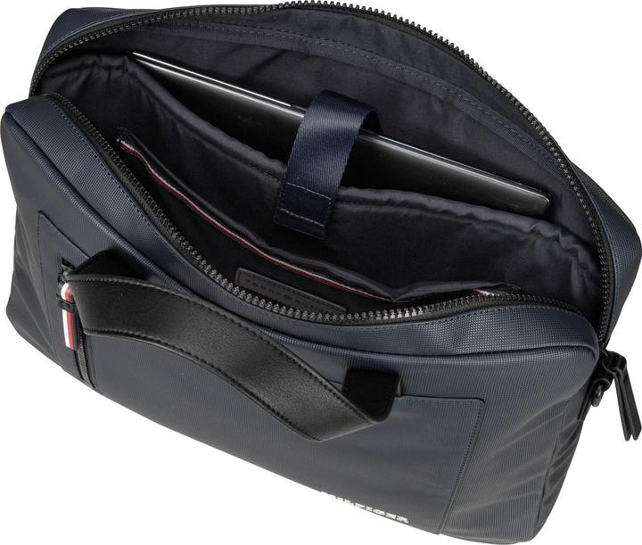 Productafbeelding Tommy Hilfiger Aktetas TH Piqué Slim computertas PSP24