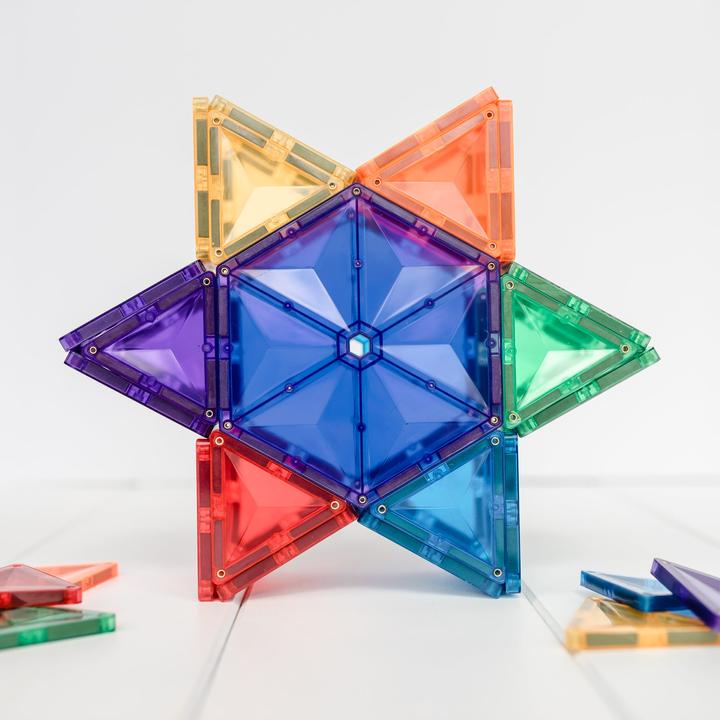 Actual product image Connetix CON-EU-30G - 30 Piece Geometry Pack, Rainbow
