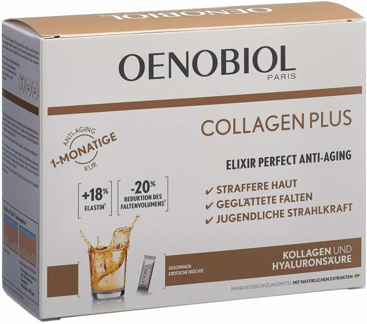 Actual product image Oenobiol Collagen Plus AntiAging Elixir (30 pcs., Beutel, 284 g)