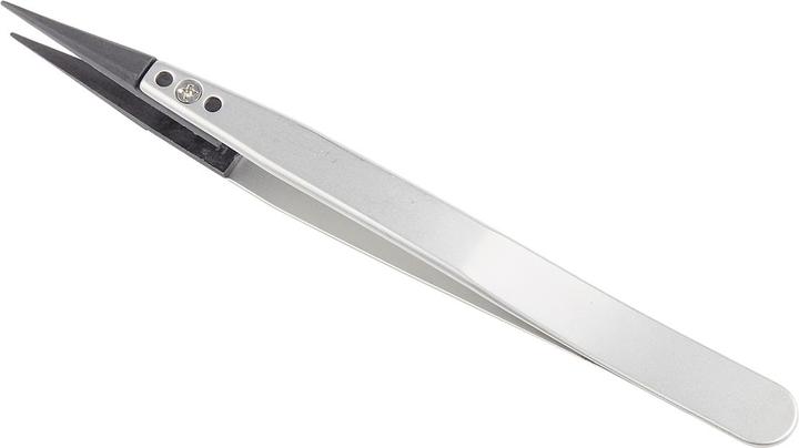 Actual product image RS PRO Plastic replaceable tip tweezers 130mm.