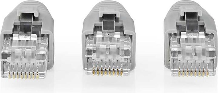 Immagine prodotto Nedis CCBW89360GY Spina RJ45 Pass Through Fixed/Stranded UTP CAT6 Straight Placcato oro 10 pz. (U/UTP, CAT6)