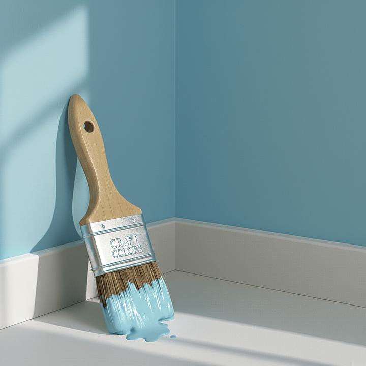 Actual product image Craft Colors Wall colour noble matt (Prince blue No. 502, 5 l)