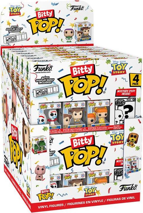 Funko Disney: Pop! Bitty POP - Toy Story - Espositore 12 Pz Assortimento 4-Packs