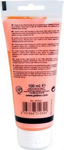 Actual product image Pebeo Studio Acrylics Fine Acrylic (Cadmium orange imitation, 100 ml)