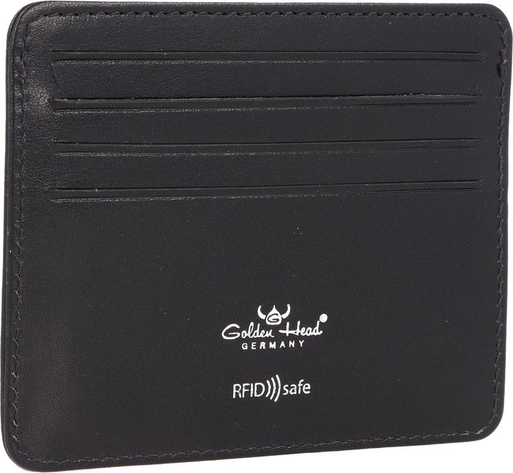 Actual product image Golden Head Colorado credit card holder RFID protection leather 10 cm