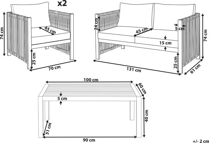Actual product image Beliani Antria
