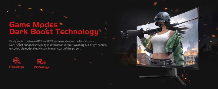 Image du produit Koorui GAMING G3221SC (2560 x 1440 pixels, 31.50")